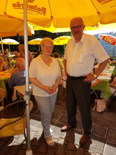 Dr. Meister und unsere Vorsitzende Gabriele Rauxloh