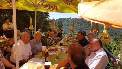 Dr. Meister und CDU Kollegen und unsere !. Vorsitzende Gabriele Rauxloh sowie 
 Herrn Runz aus Schnau